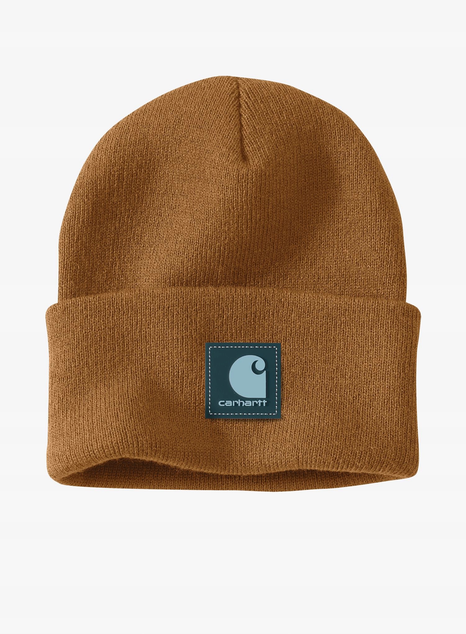 Čepice Carhartt Rubber Patch Watch Cap Beanie carhartt, hnědá