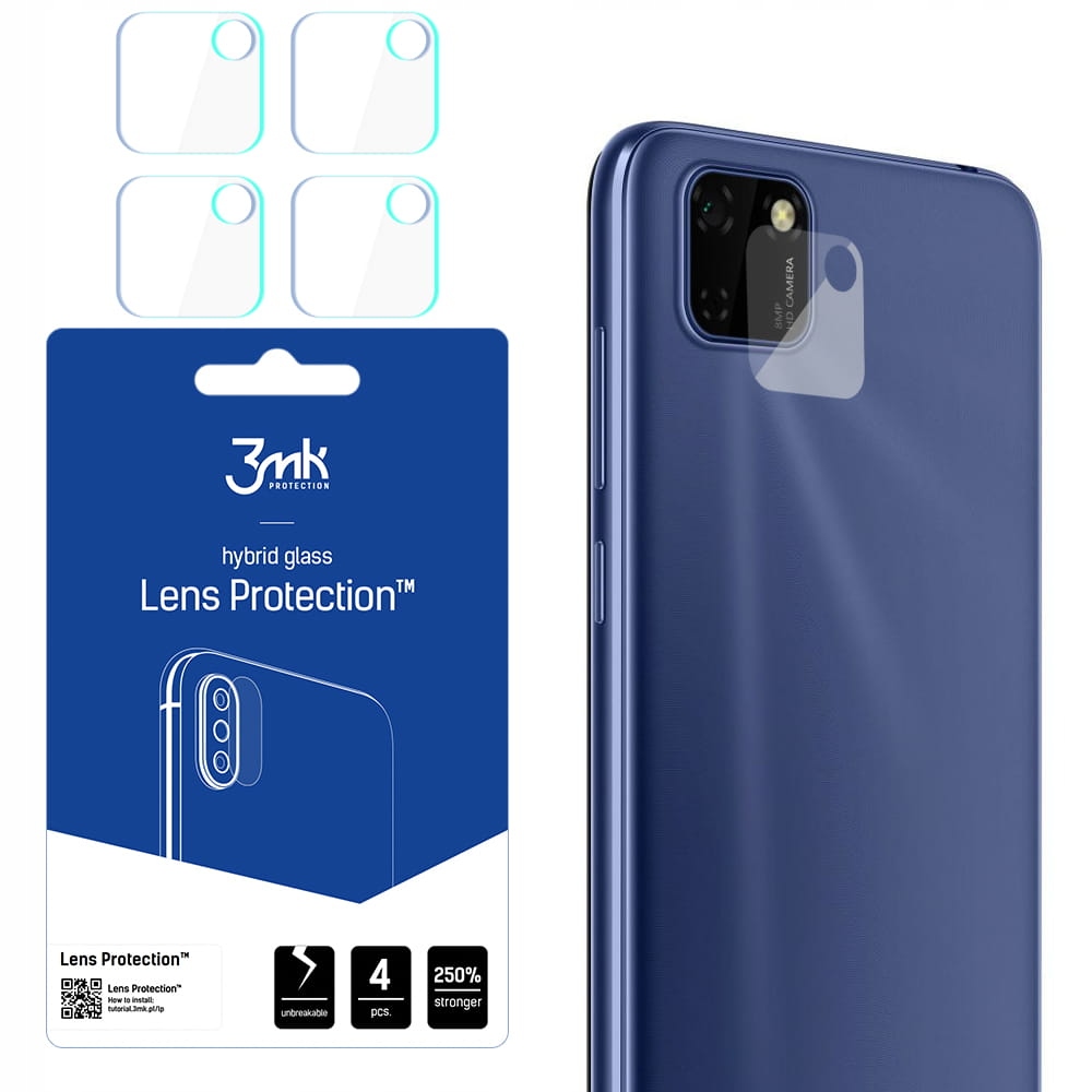 

4 Szkła na aparat do Huawei Y5p 3mk LensProtection