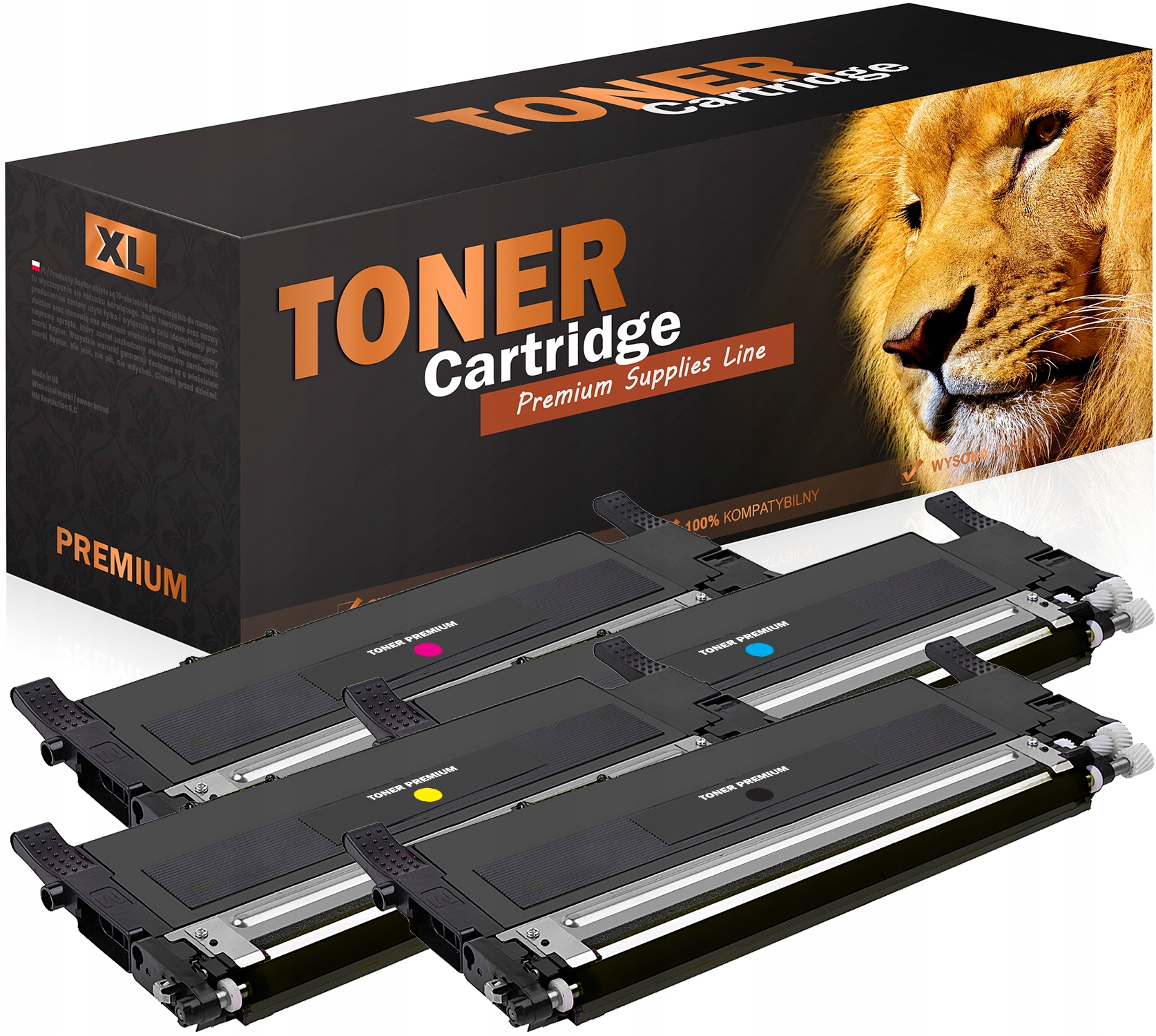 4 x Toner do Samsung C430W C480W C480FW CLT-K404S