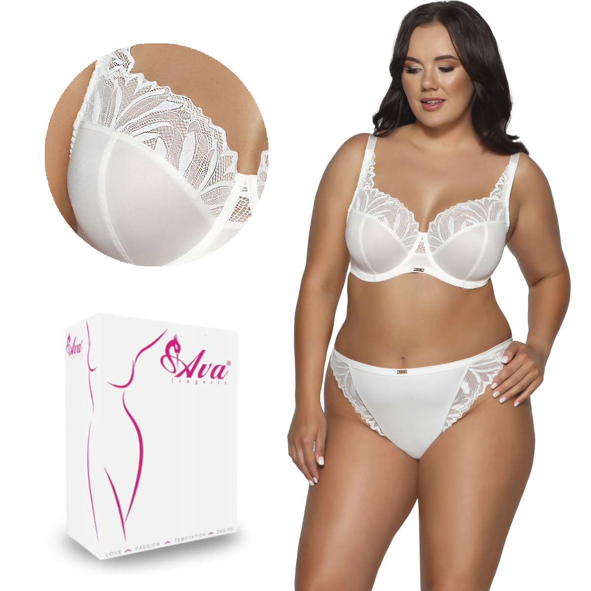 Podprsenka Soft Av 2106 měkká ecru 80I