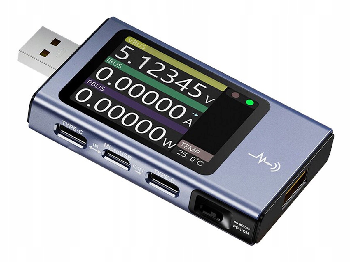 

Fnirsi FNB58 miernik portu Usb z Bluetooth 7A 28V
