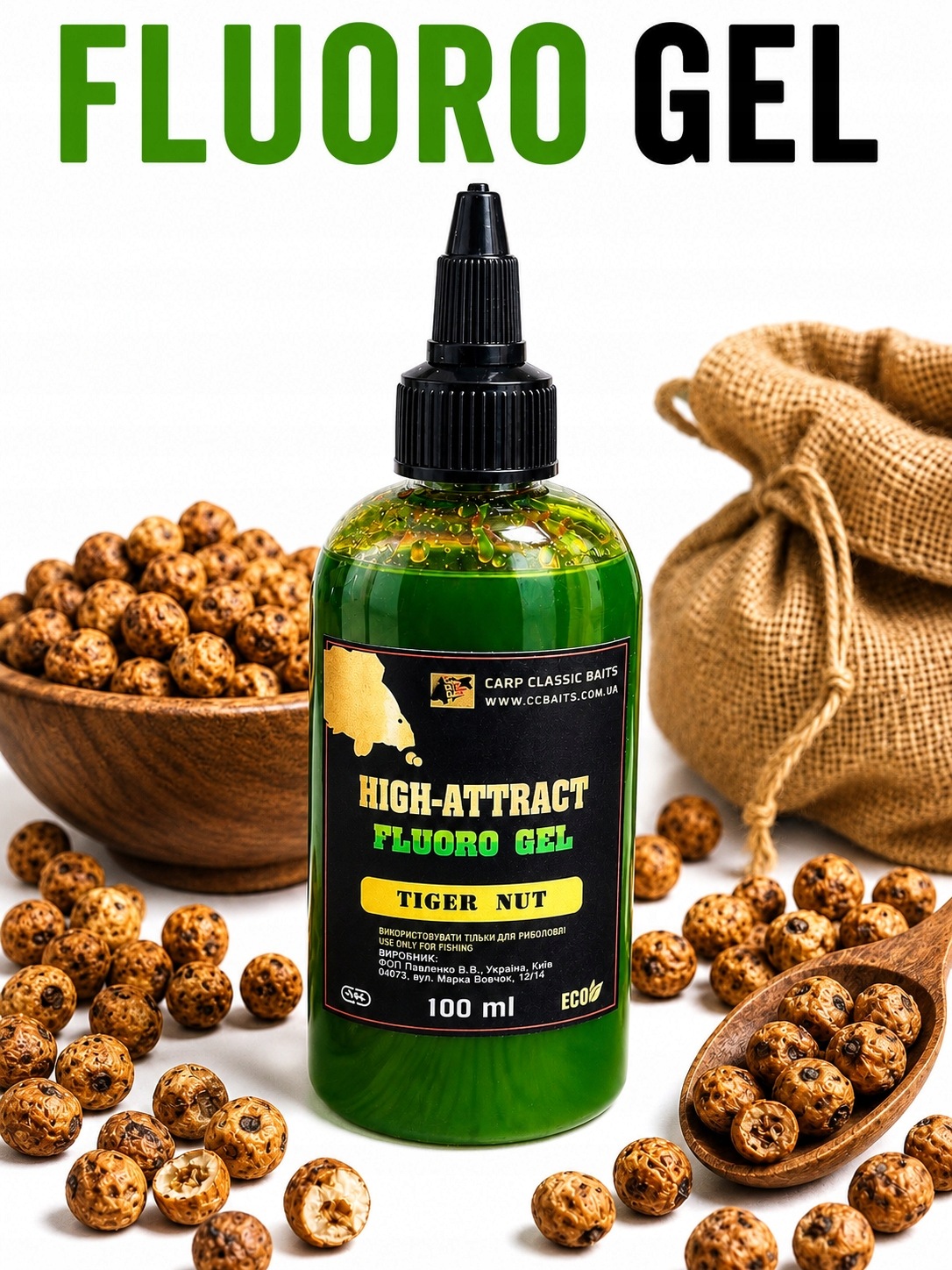 Fluoro Gel od Carp Classic Baits 100 ml Tiger Nut
