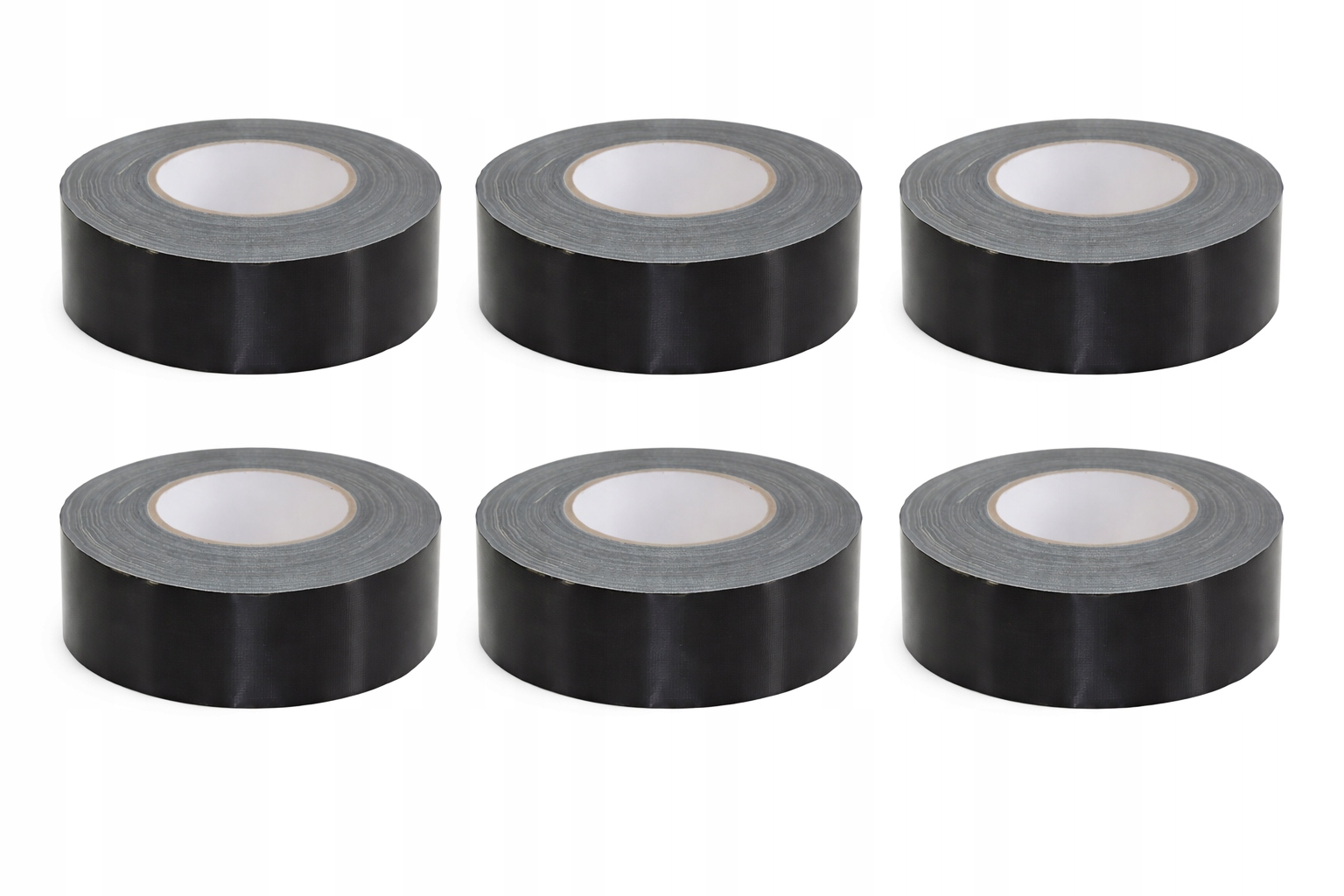 Montážní opravná páska černá 100 m 45 mm Silná Uv voděodolná 6 Kusů