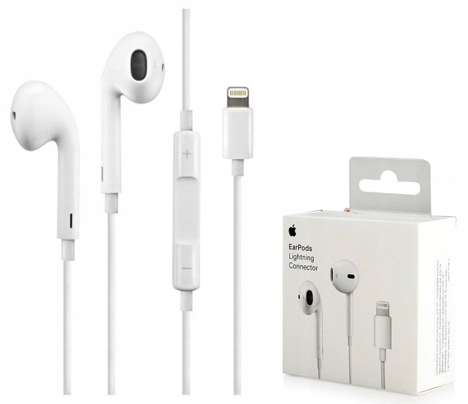 APPLE EARPODS SLÚCHADLÁ LIGHTNING IPHONE 8 X XR 11