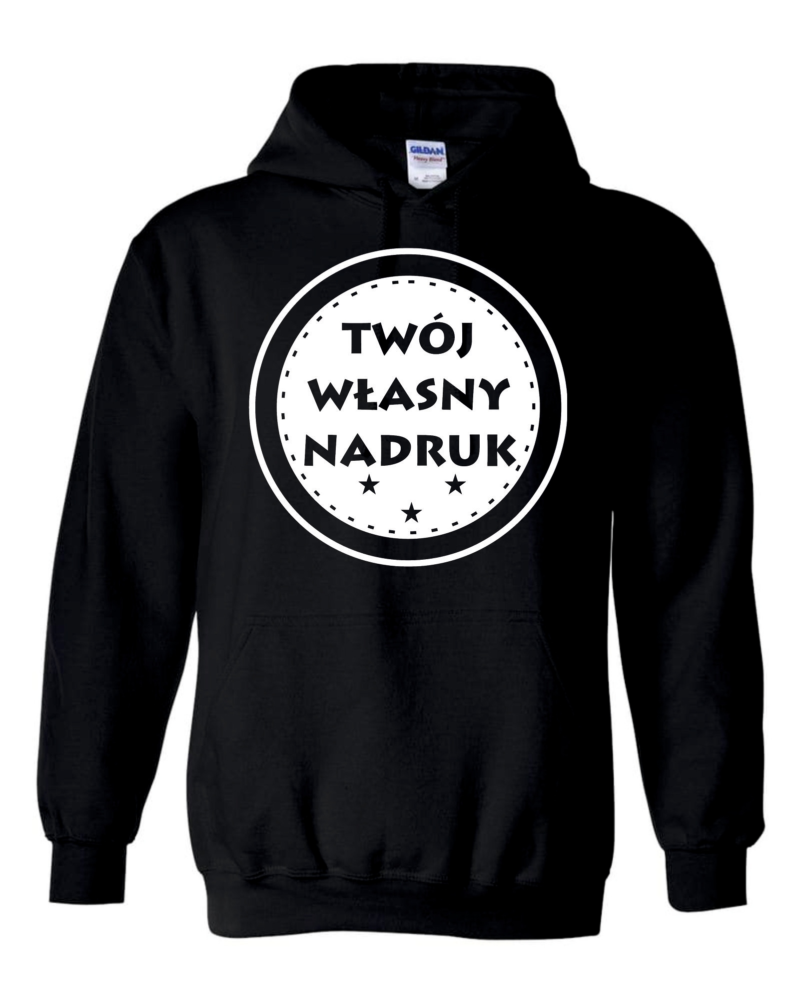 

Bluza z kapturem z własnym nadrukiem męska 3-5 XL