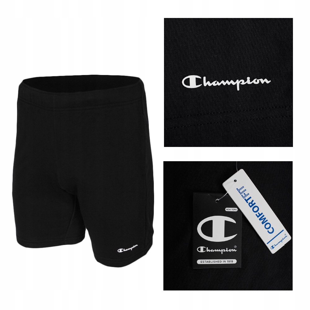 

Champion Spodenki Męskie Czarne 217430 XL