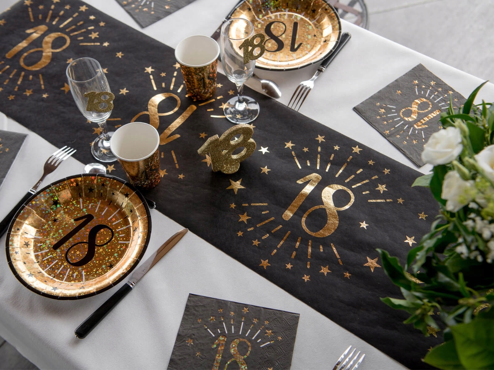 Bieżnik na 18 Urodziny Czarny 5 m Typ bieżnik