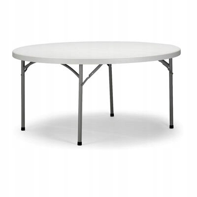 Zahradní kulatý skládací stůl průměr 122cm