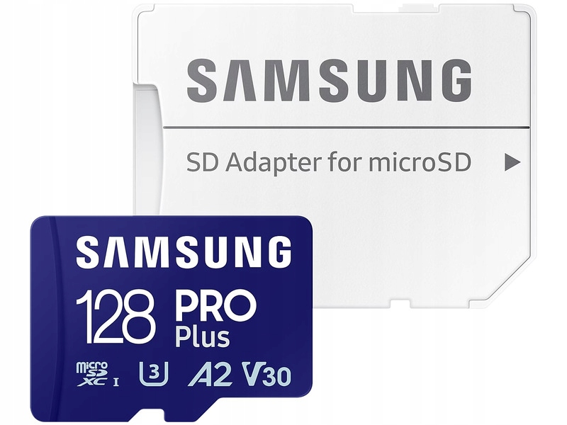 Karta SAMSUNG Pro Plus microSDXC 128GB + Adapter Kod producenta MB-MD128SA/EU