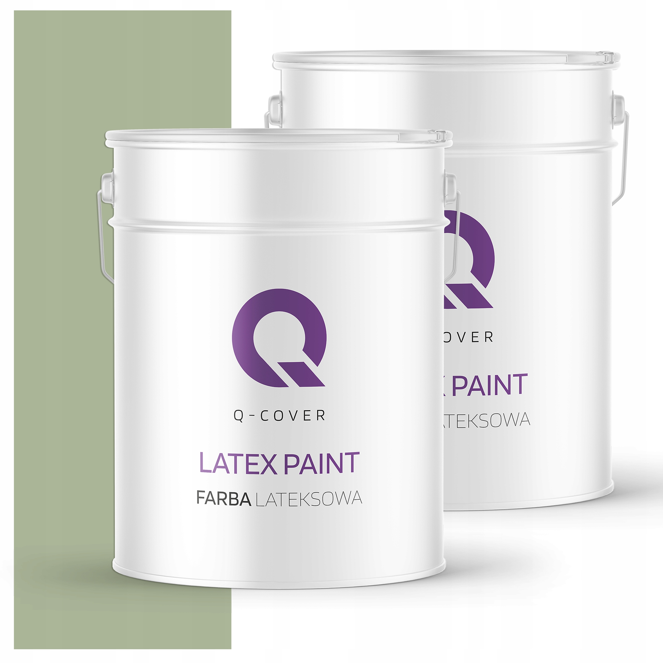 Latexová farba na interiér steny Stropy 10L Hlboká matná farba Zelená H2143