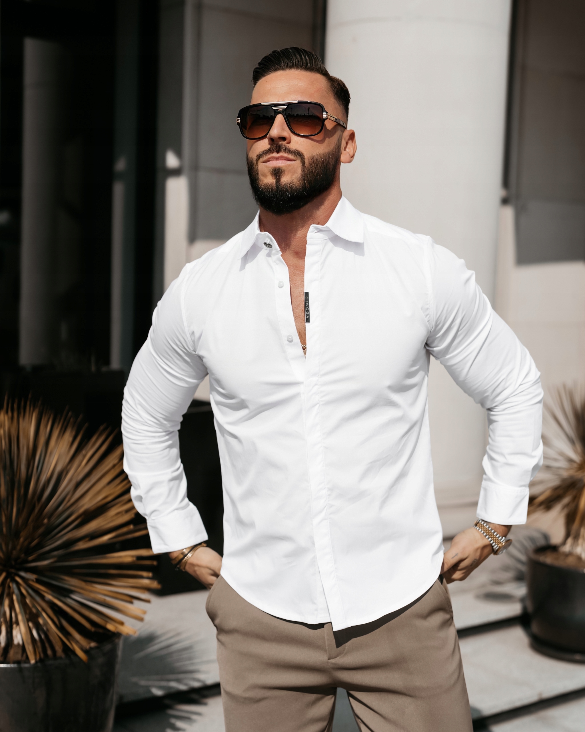 Olavoga Koszula męska Whis 2026 Biała L