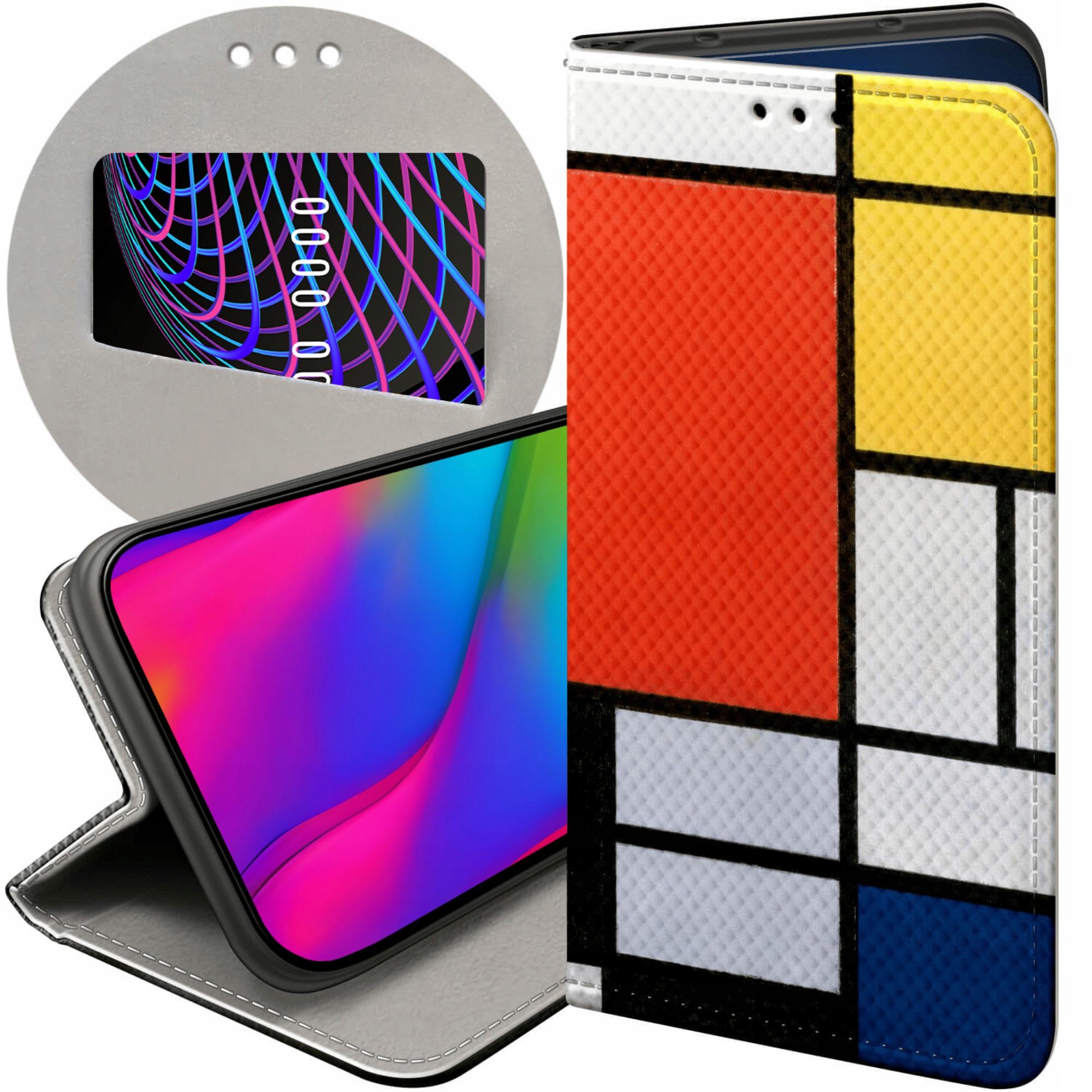Etui Do Honor 400 Smart X7D 4G 5G Piet Mondrain Abstrakcja Case