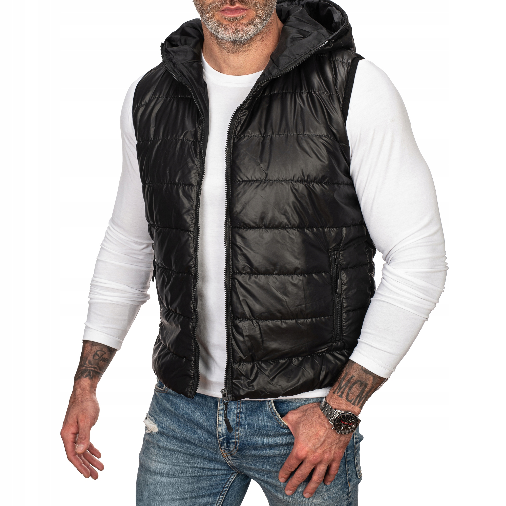 BZ66 r XL MĘSKI BEZRĘKAWNIK PRZEJSCIOWY OCIEPLACZ Rozmiar XL