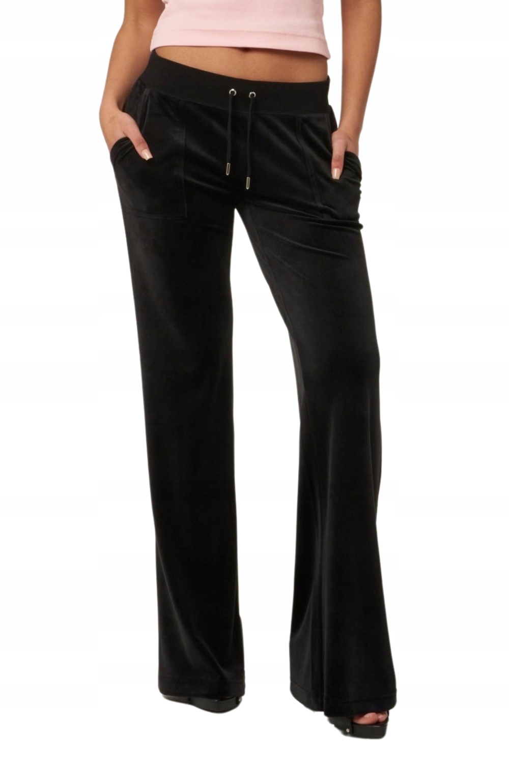 Juicy Couture Černé dámské tepláky Layla Low Rise Xs