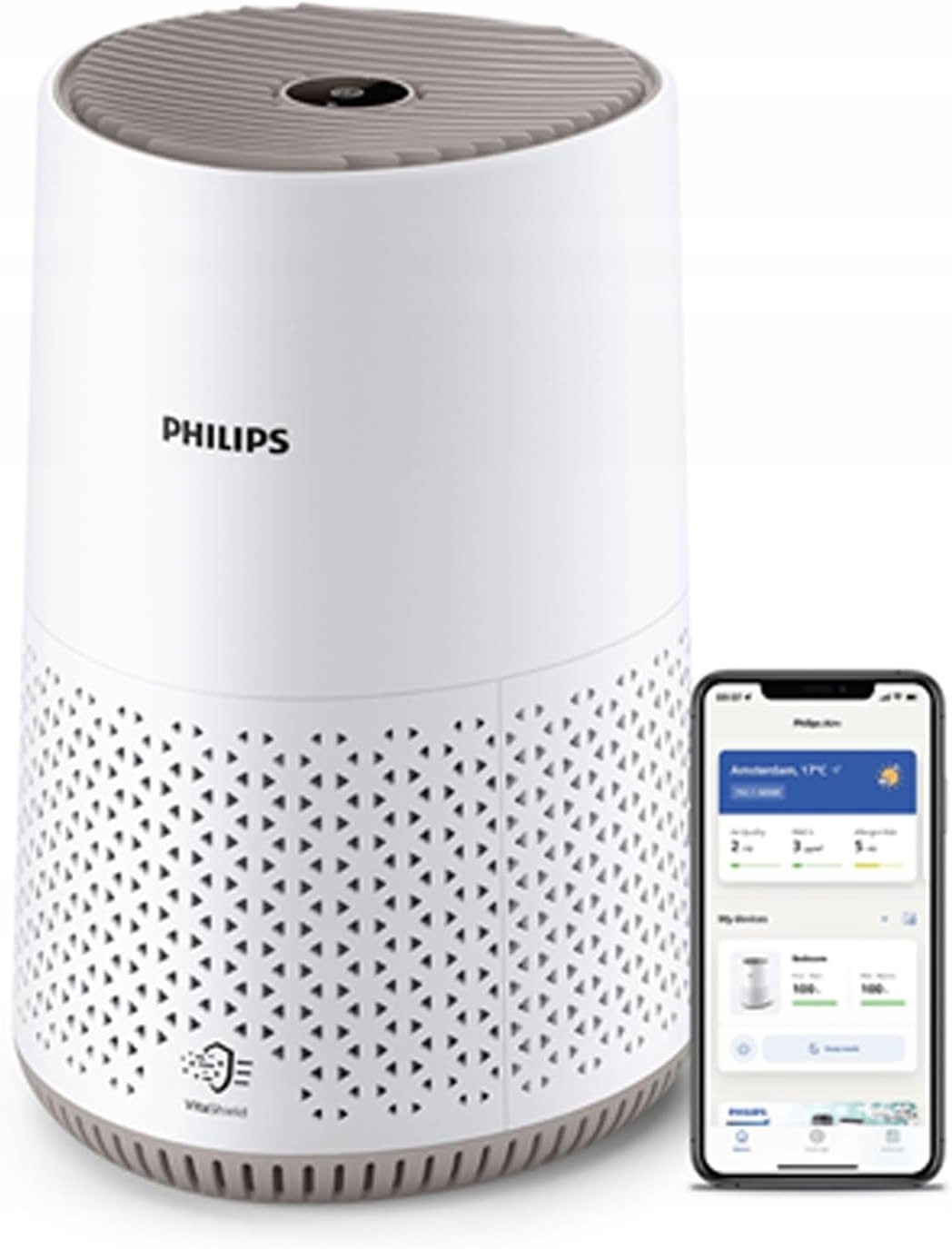 Čistička Vzduchu Philips AC0650/10 Hepa Filtr 44 m2 Card 170 m3/H Tichý