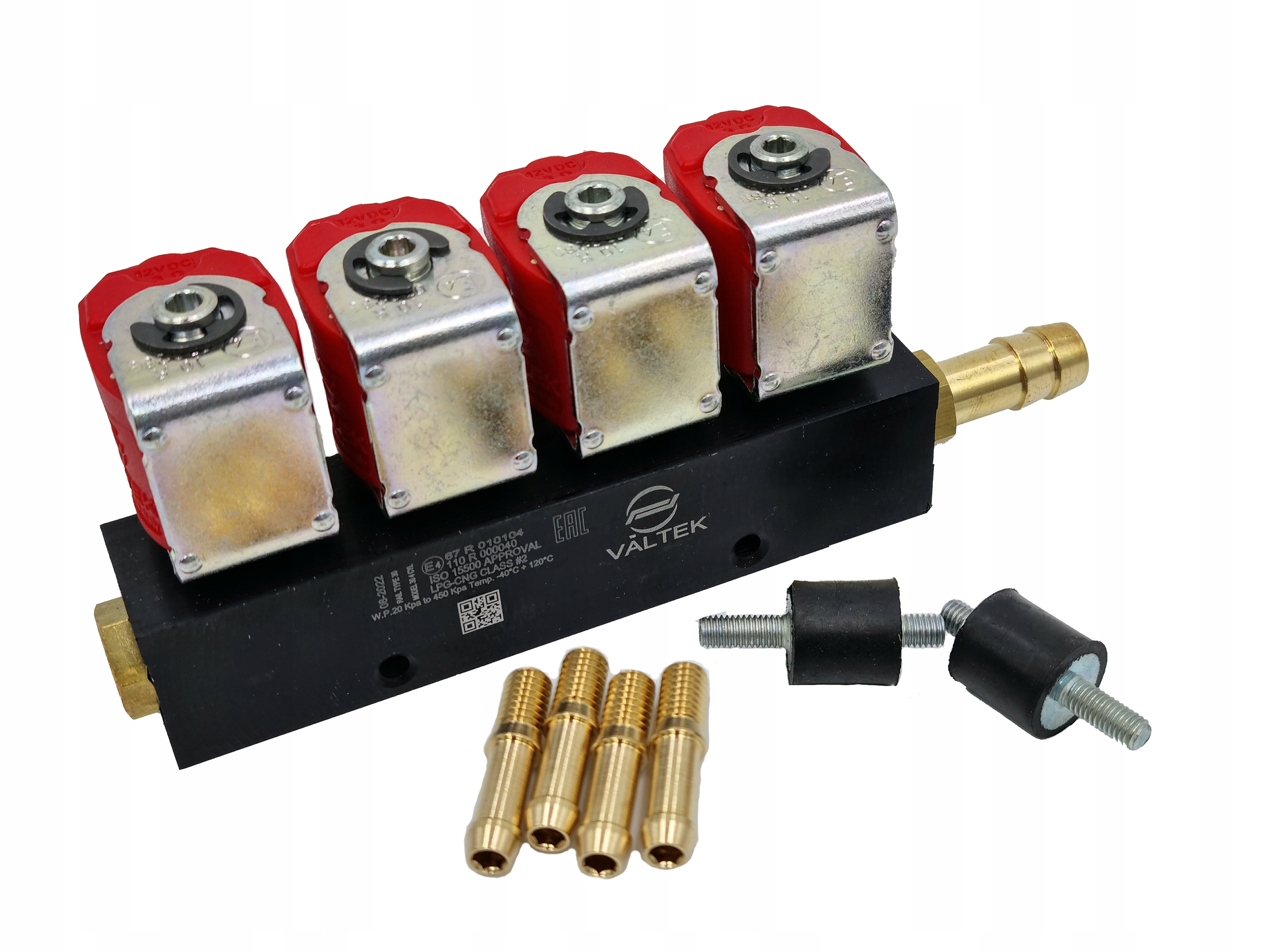 Vstřikovací Lišta Valtek 3OHM 4CYL TYP30 Bez Kalibračních Trysek