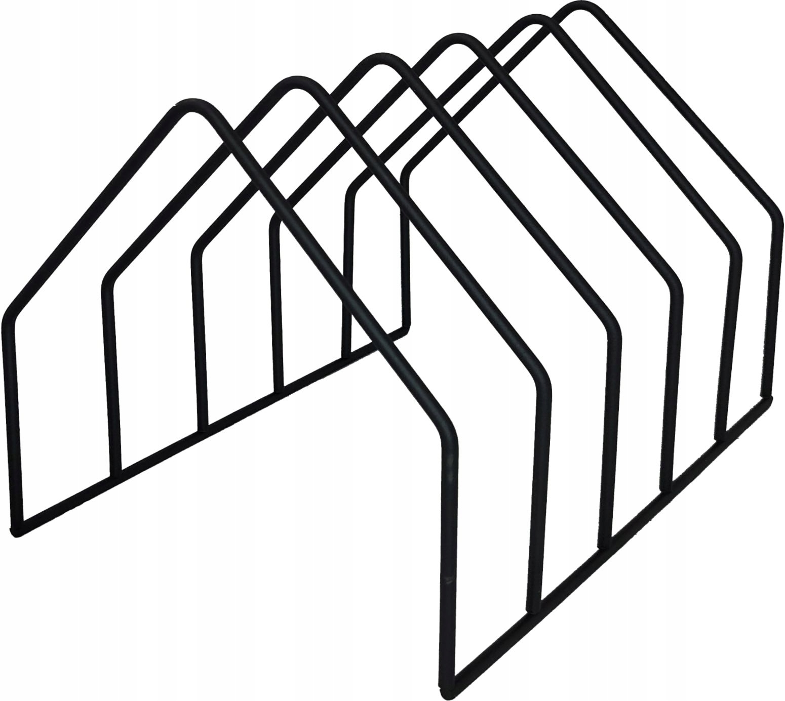 Loftowy stojak na winyle płyty winylowe 5 przegród Domek