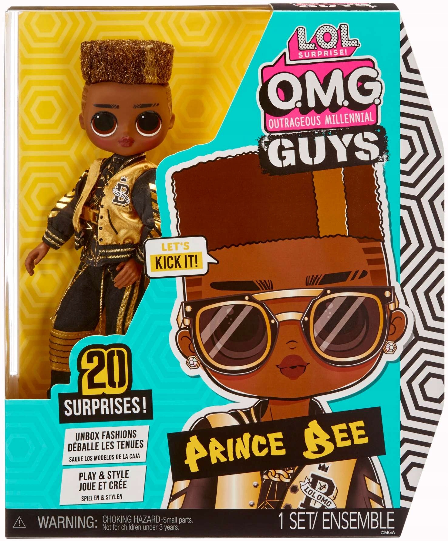 Lol Surprise Lalka Guys Prince Bee Omg Chłopiec-Zdjęcie-0