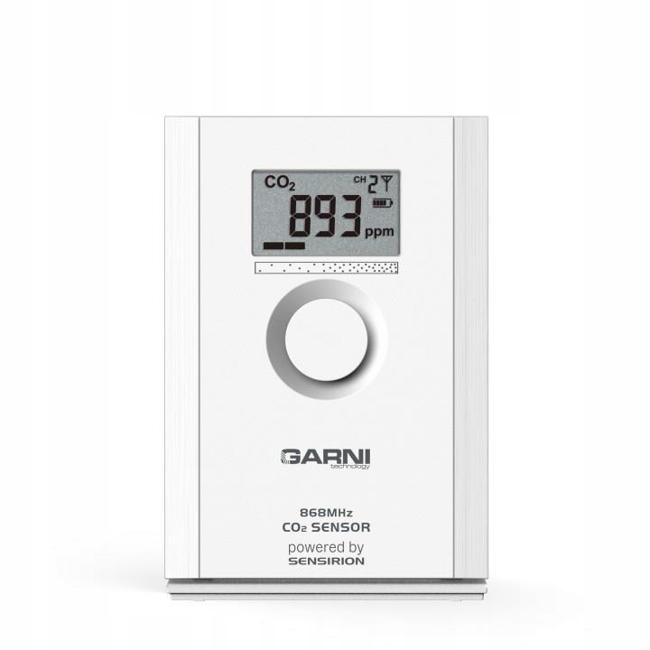 Garni 102Q vnitřní bezdrátové čidlo koncentrace CO2 Garni 102Q