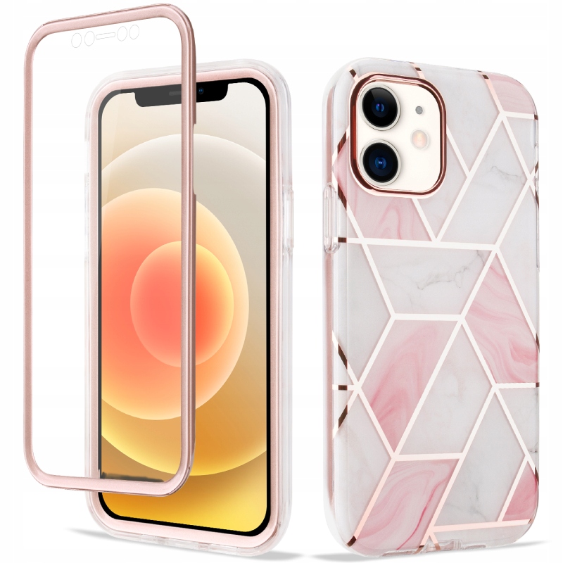 

Etui Przód I Tył Marble 360° Do Iphone 12 Mini