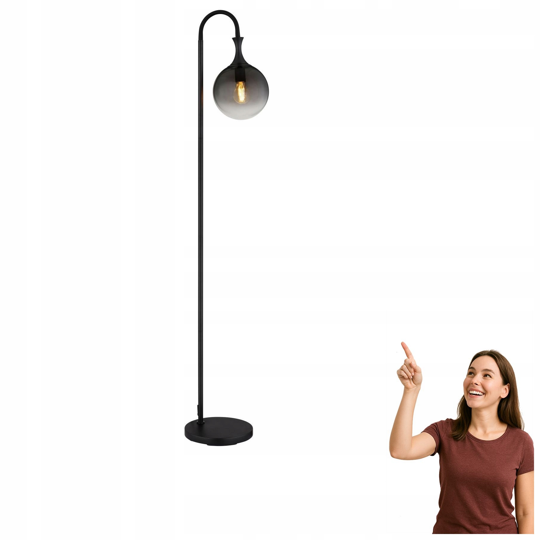 Podlahová lampa Dalton 15885S Globo