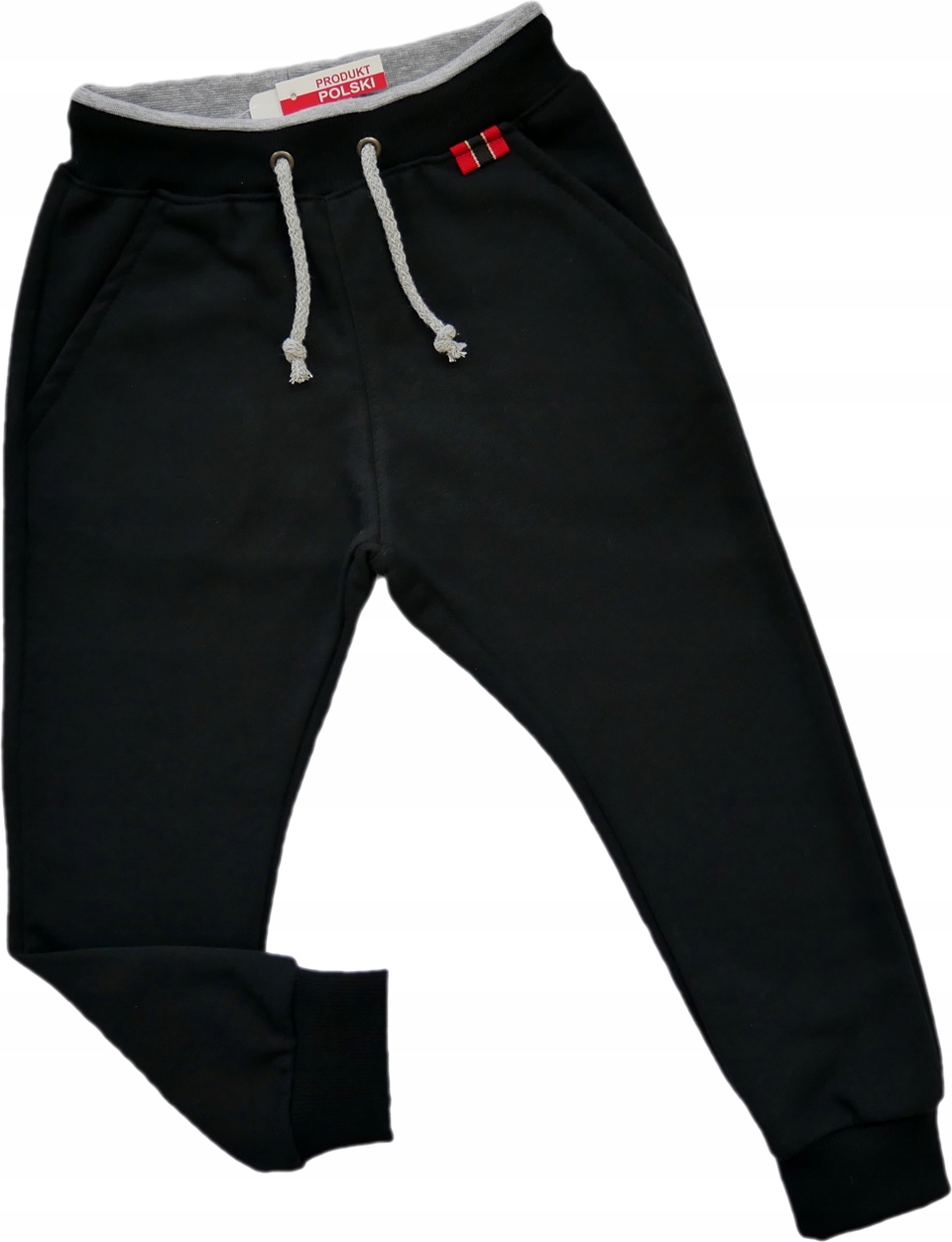 

Spodnie dresowe dresy czarne kieszenie Revaj 146