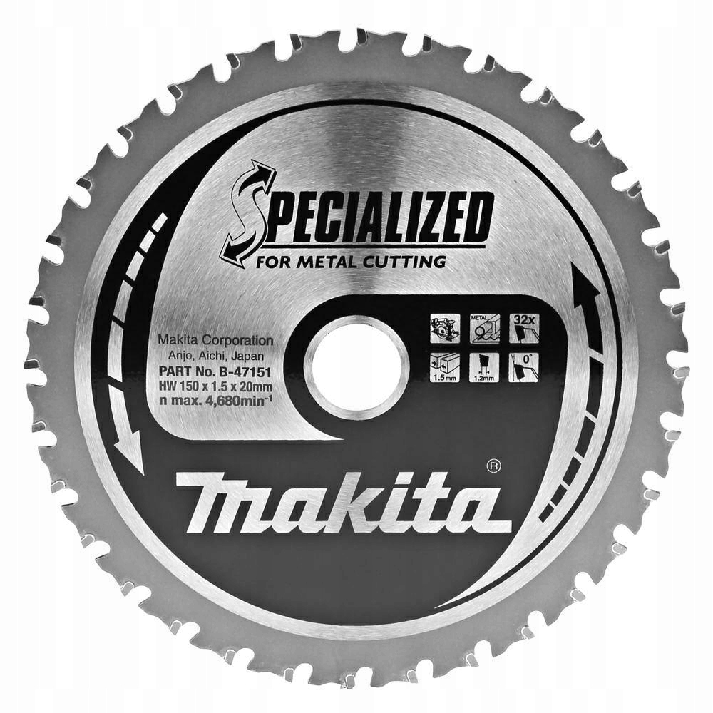 Makita Kotoučová Pila 150x20x32z Na Kov B-47036