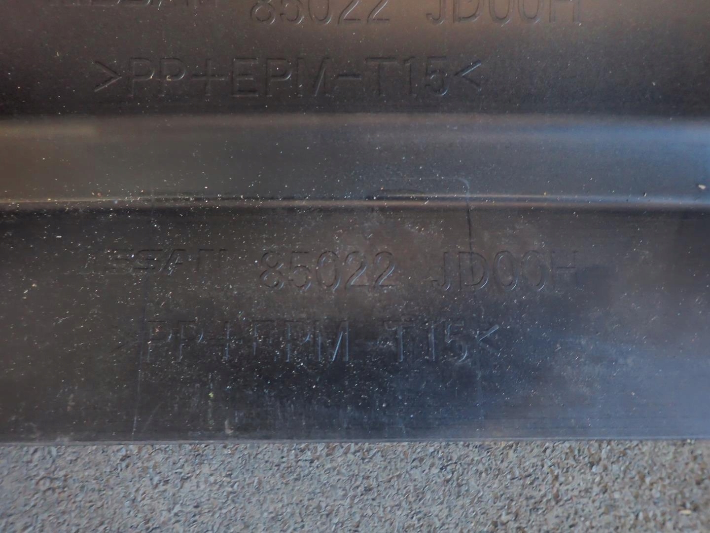 bumper rear part rear NISSAN QASHQAI J10 2006-2009