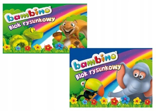

Bambino Blok Rysunkowy A4 20 Kartek Szkolny 80G