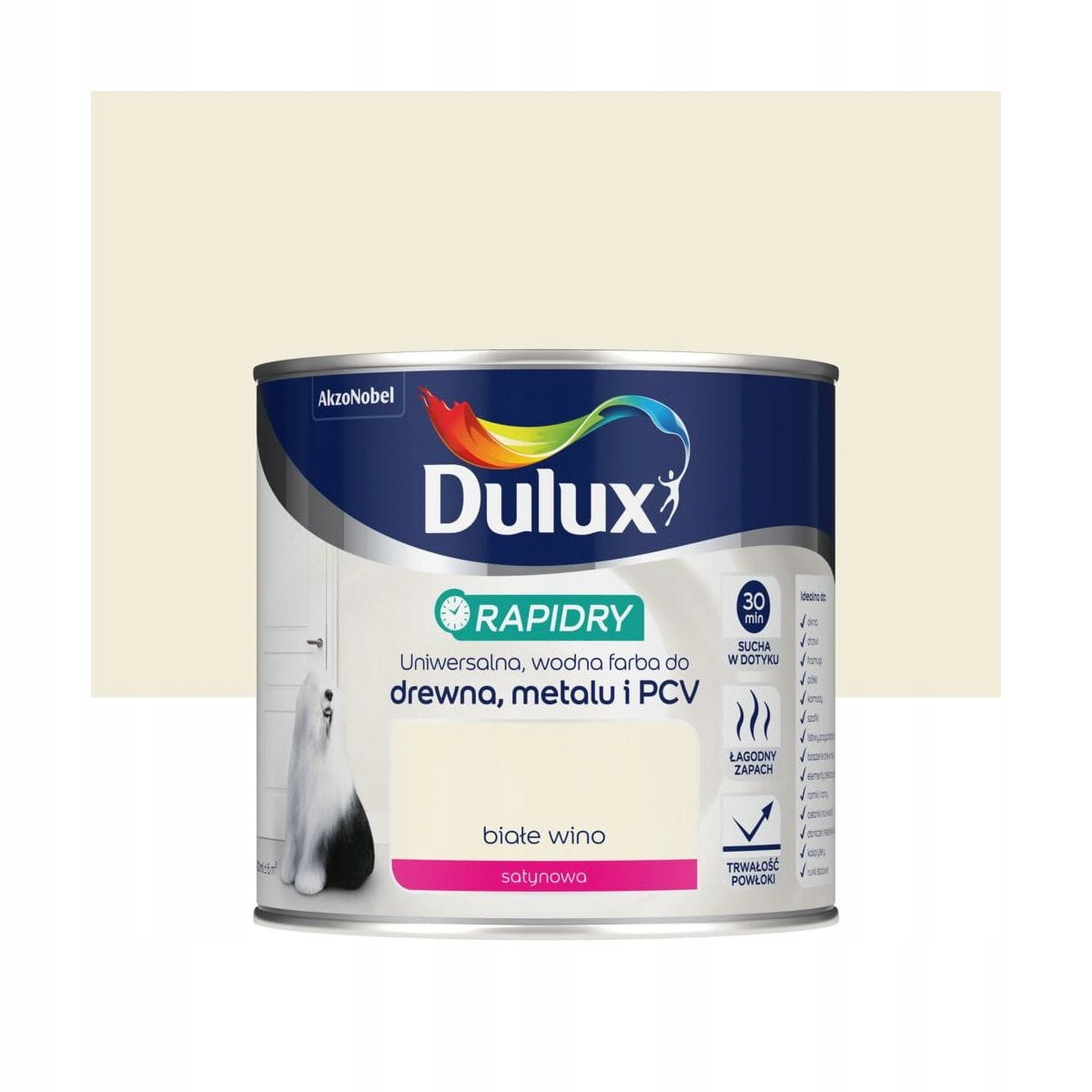DULUX Rapidry BIAŁE WINO SAT 0.4l pólmat