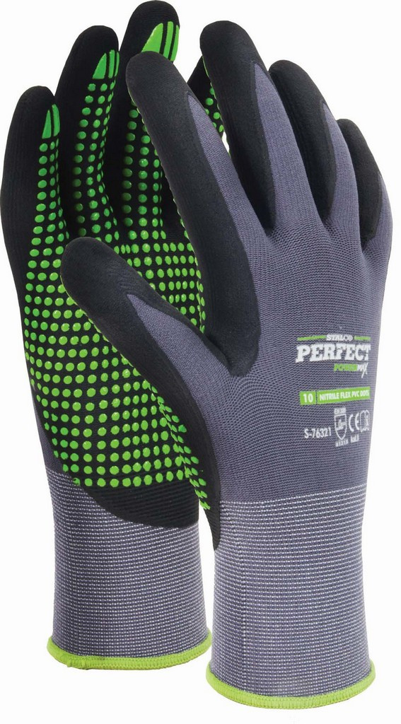 

Rękawice nylonowe Nitrile flex pvc dots rozmiar 6