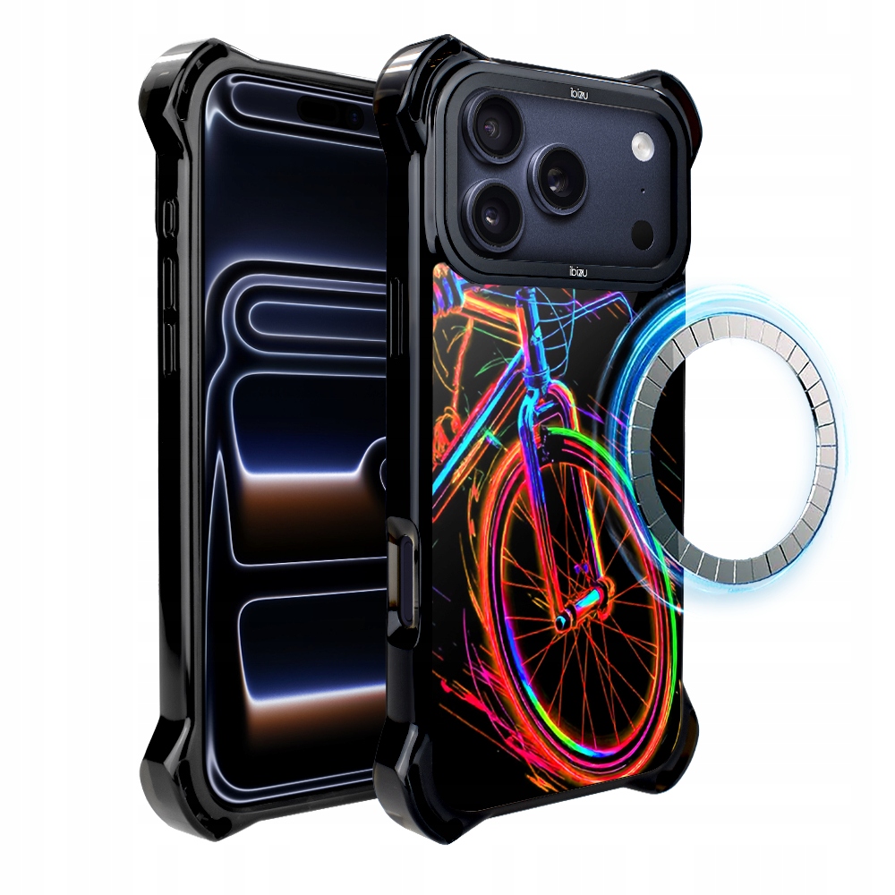 Pouzdro pro iPhone 17 Pro Ibizu DropGuard Ultra s MagSafe, cyklistická vibrace