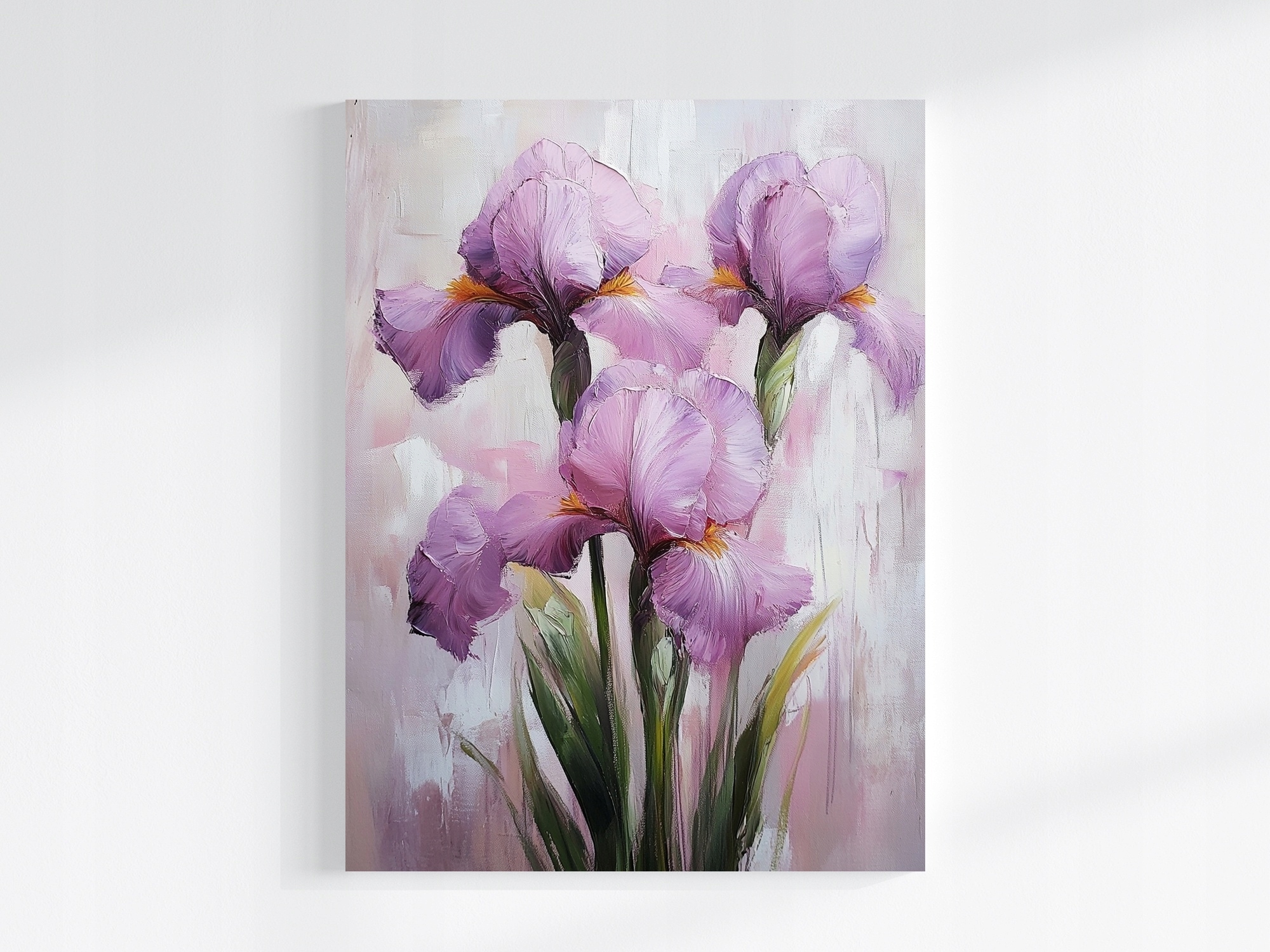 Obraz Na Plátně Canvas Příroda Zahrada Louka Květiny Růžové Kosatce Kytice 60x80