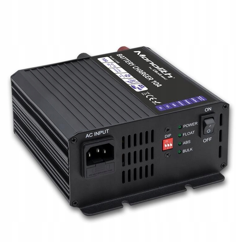 Ładowarka inteligentna Qoltec Monolith do akumulatorów LiFePO4 AGM GEL SLA