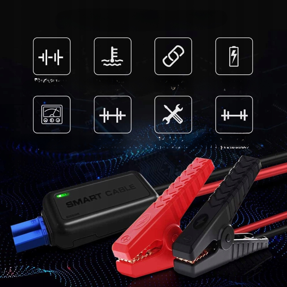 JUMPSTARTER ROZRUSZNIK SAMOCHODOWY URZĄDZENIE 13200mAh 1200A MOCNY UTRAI Model JS-9