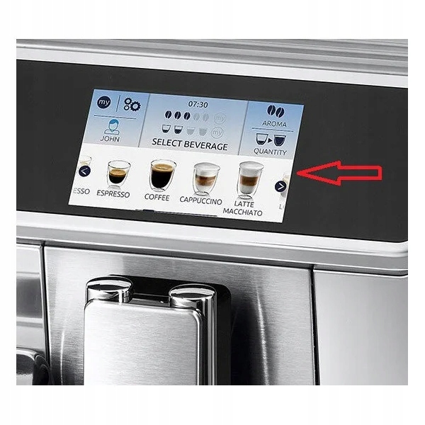 DeLonghi Ecam 650.85 Elite folia ekran display