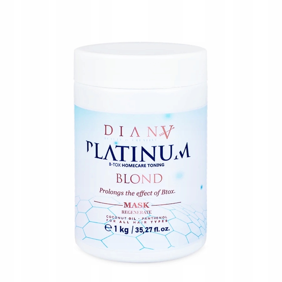 Diana Beauty B-Tox Platinum Blond Maska Odżywcza Keratyna 1000g