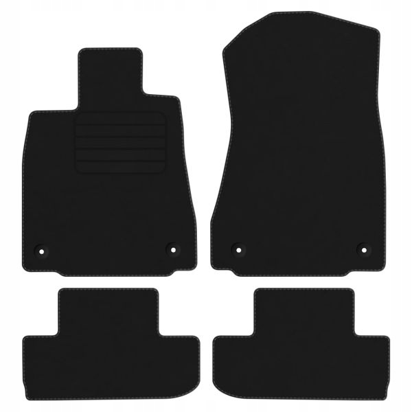 LEXUS RC 2014- Коврики велюровые COMFORT чорные