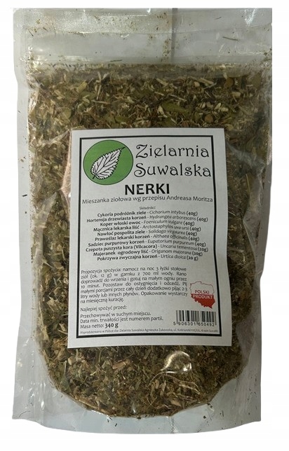 Nerki wg Andreasa Moritza 340g Zielarnia Suwalska