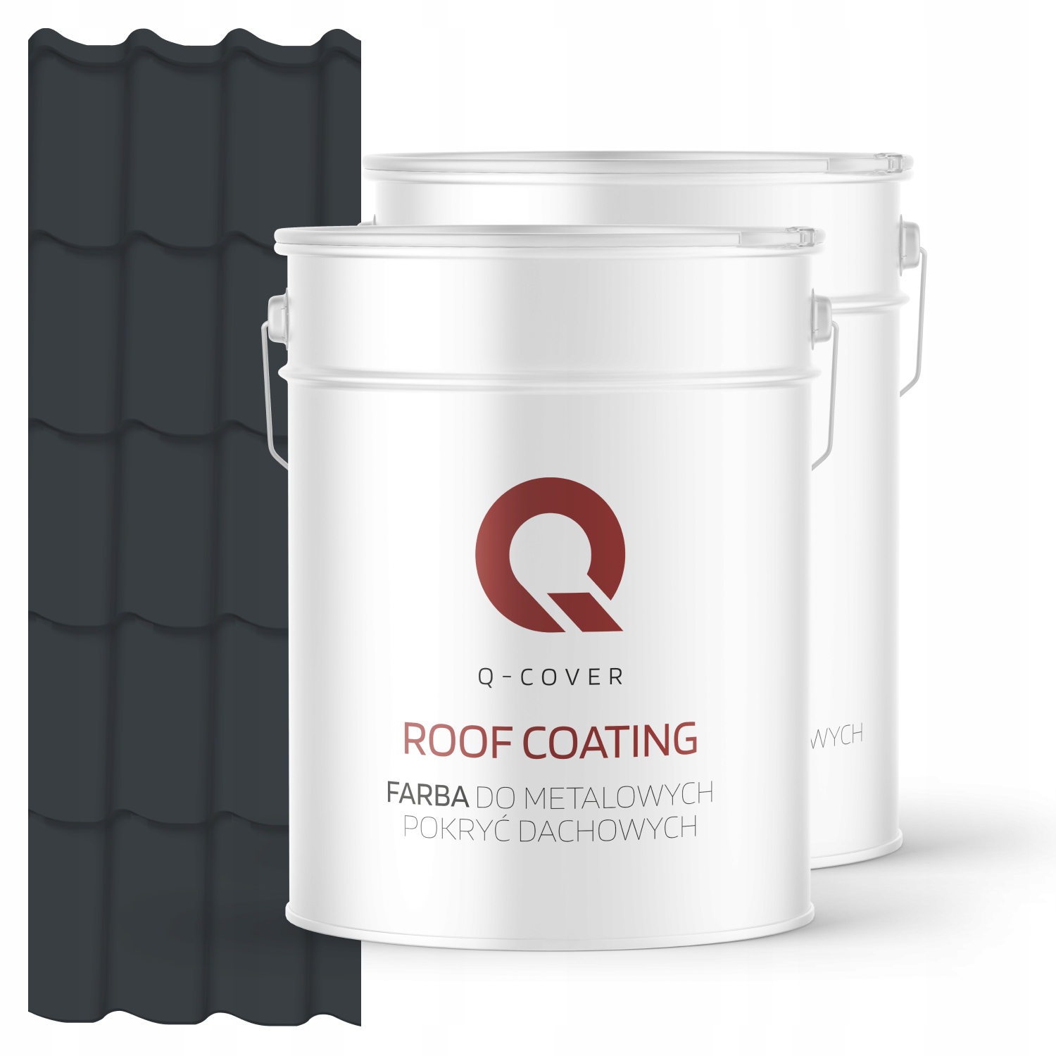 Barva Pro Kovové Střechy Podklad Antracit Ral 7016 74 m2 Polomatná