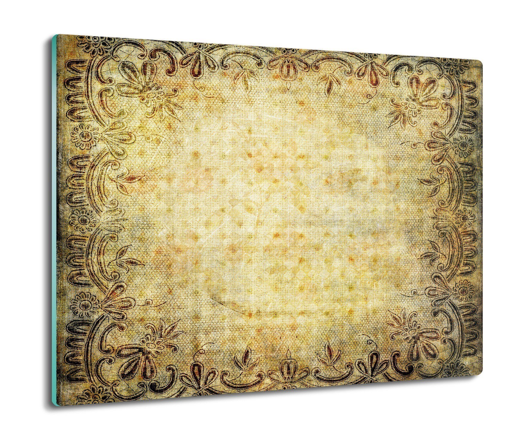 

Ramka kwiaty vintage 60x52 deska ze szkła kuchenna