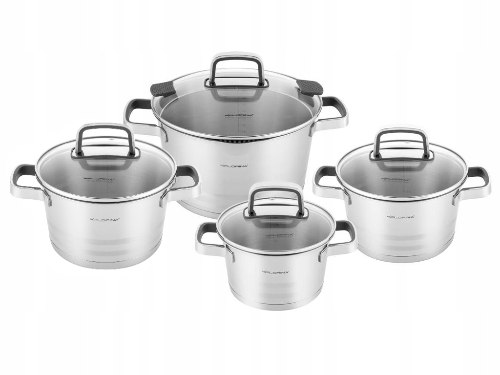 Zestaw garnków FLORINA Smart 8 cz. Indukcja Inox EAN (GTIN) 5907758604830