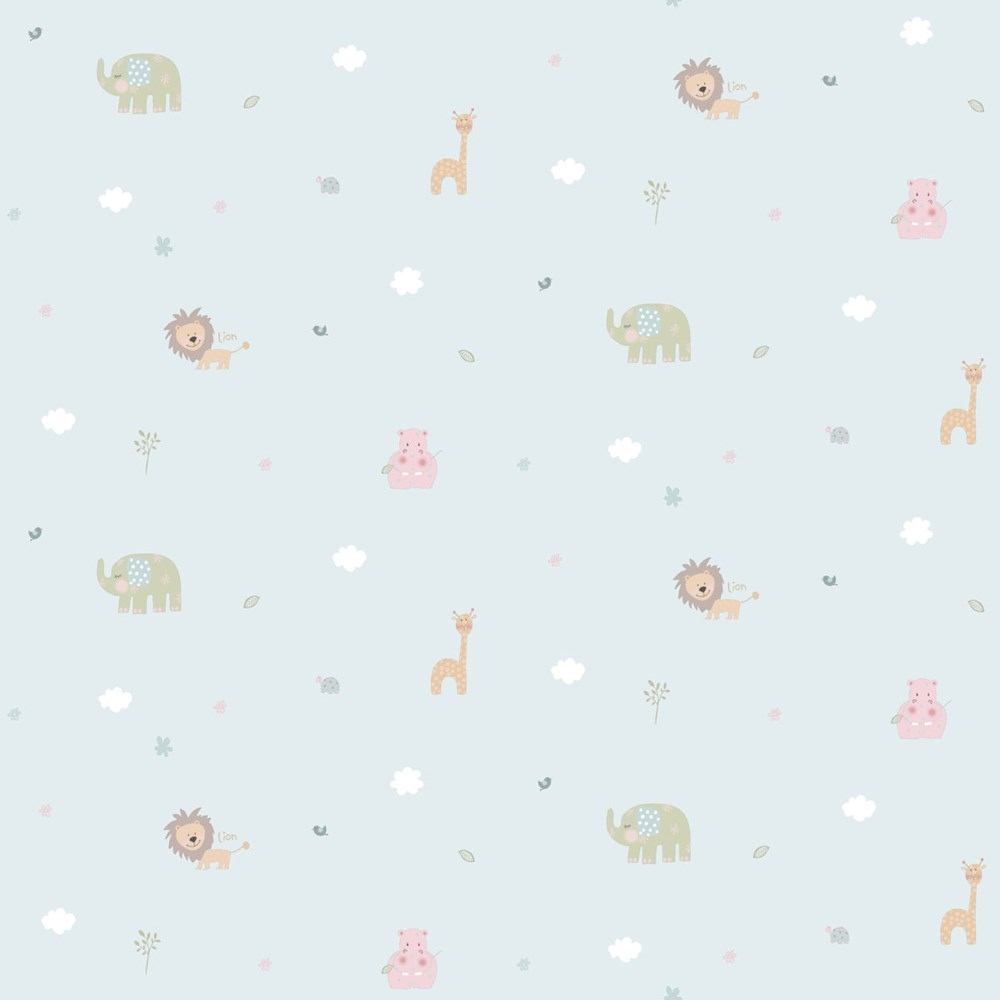 Papírová Tapeta Do Dětského Pokoje S Pohádkovými Zvířátky