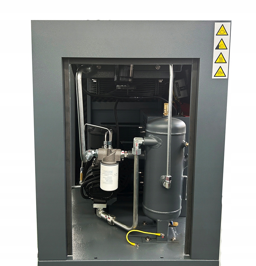 Kompresor śrubowy Kupczyk KKS 10/300 FD 950 l/min 7,5 KW Falownik Osuszacz Moc silnika 10 KM