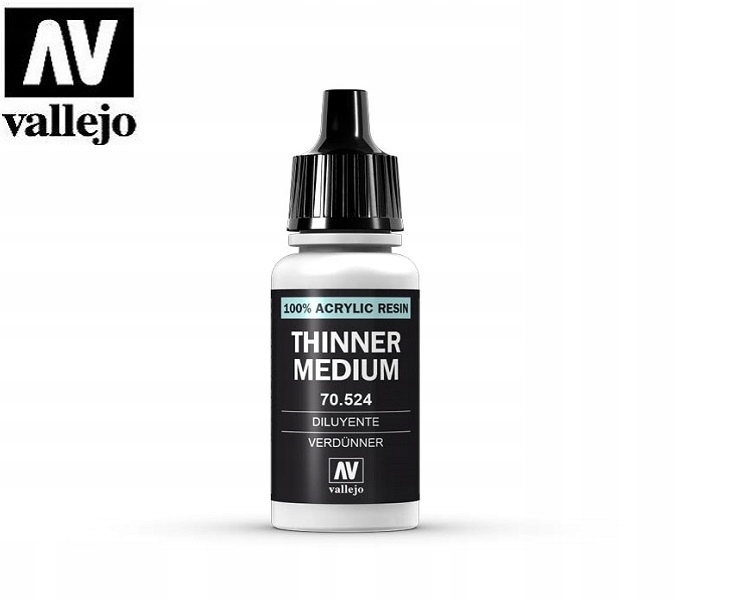 Vallejo 70524 Thinner Medium MC200 18ml