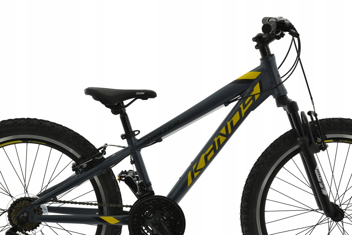 Rower Junior MTB Kands 24 Master graf-żółt 12 