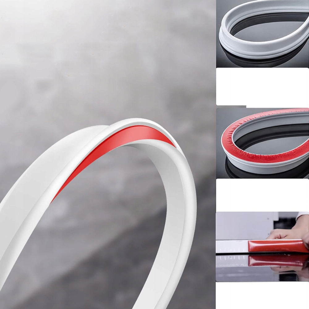 200CM SILIKONOWY PRÓG PRYSZNICOWY, LISTWA USZCZELNIAJĄCA DO ZLEWU Marka bez marki