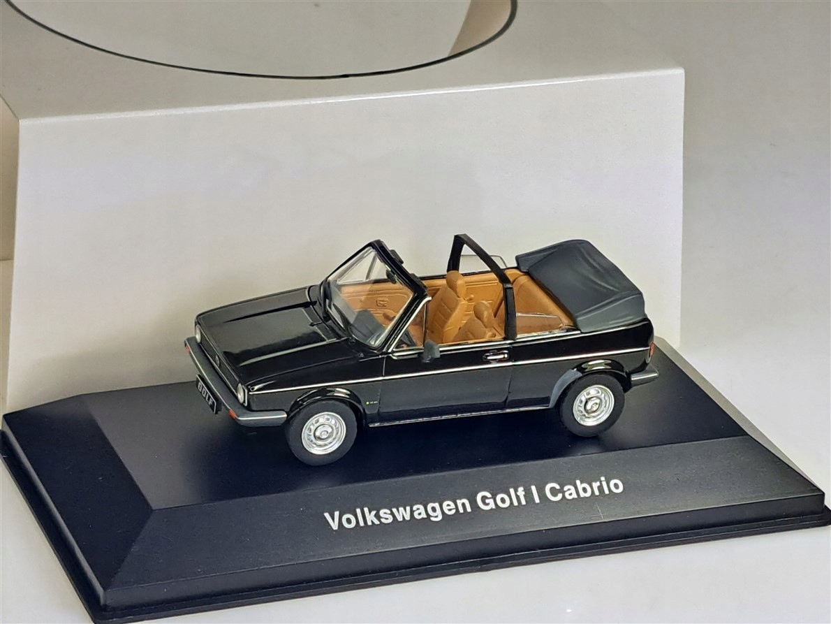 Ixo Volkswagen Golf I Cabrio 1979-1993 Black 1:43
