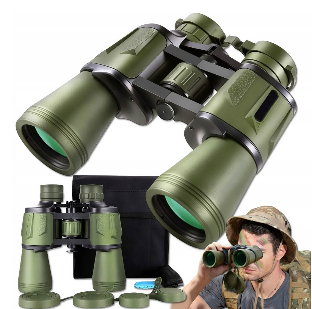 Lovecký Dalekohled 20x50 Hd Noční Vojenský Turistický Survival Pouzdro