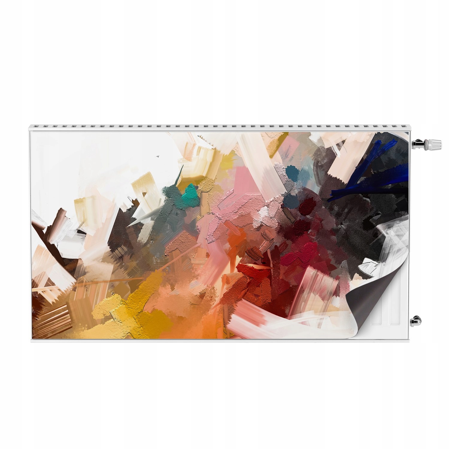 Maskovač na radiátor 110x60 Abstrakce malba